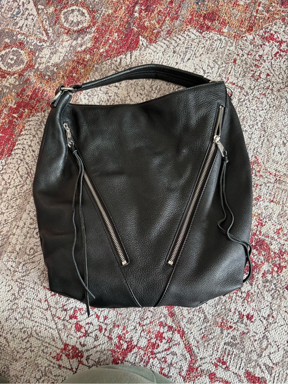 NWOT Rebecca Minkoff Leather Moto Tote Shoulder Bag